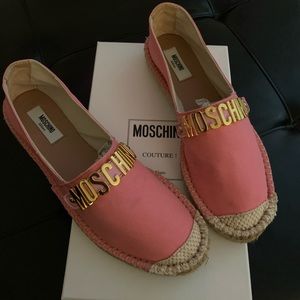 SALE! Moschino rosa espadrille